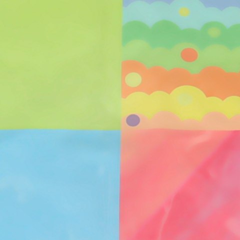 Mata wodna do malowania rysowania wodą mazaki pieczątki szablony wałek 120x90cm łąka