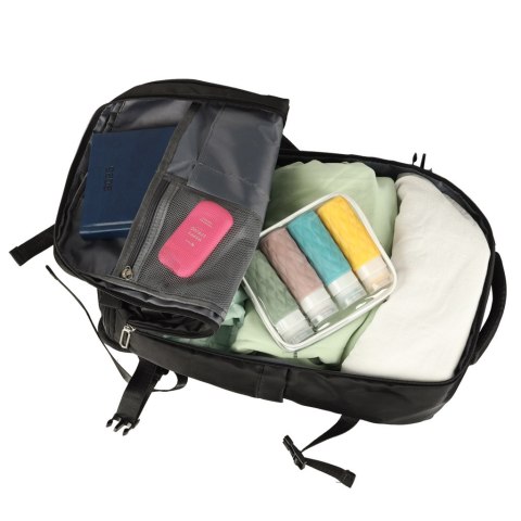 Plecak podróżny do samolotu bagaż podręczny kabinowy turystyczny wodoodporny 45x32cm