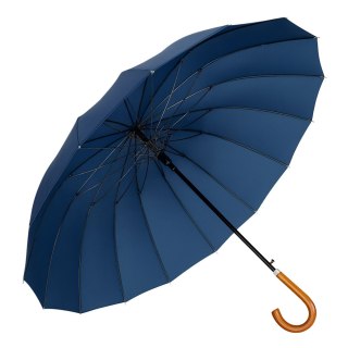 Duży Parasol Automatyczny Pokrowiec Na Ramię 24-Żeberkowy Granatowy 115 cm
