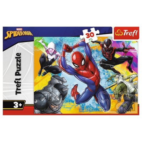 Puzzle - 30 - Kolory Spider-Man'a - Disney Marvel Spiderman - Trefl 18307