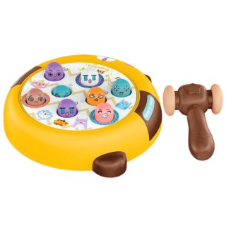 Gra Zręcznościowa Whack- A- Mole Dwa Młotki Kotek Żółto Brązowa