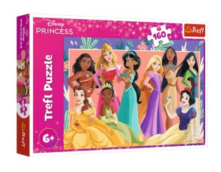 Puzzle - 160 - Prawdziwe księżniczki - Disney Princess - Trefl 15427