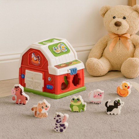 Interaktywny Domek Farma Muzyczna Stodoła Ze Zwierzętami Światła Dźwięki