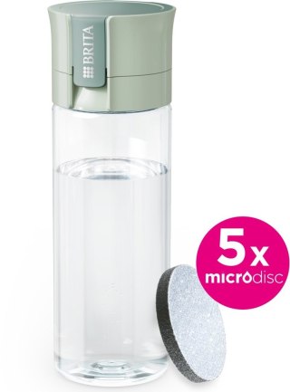 Butelka filtrująca Brita Vital + 5 filtrów MicroDisc (pastelowa zieleń)