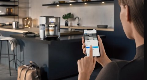 Ekspres ciśnieniowy Siemens TQ715R03 EQ700 (srebrny; 19 bar)