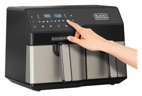 Frytkownica beztłuszczowa Black+Decker Air Fryer Dual Basket BXAF9000E