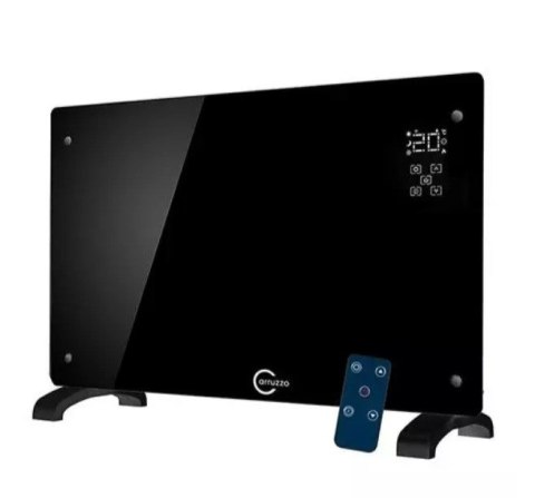 Grzejnik elektryczny czarny Q20F1 CARRUZZO