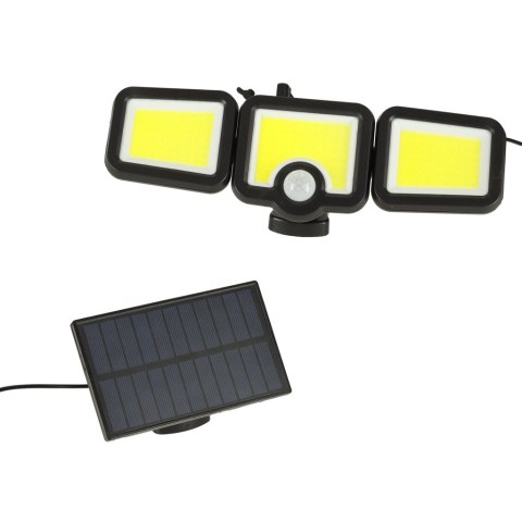 Lampa solarna LED 3w1 z czujnikiem ruchu zmierzchu