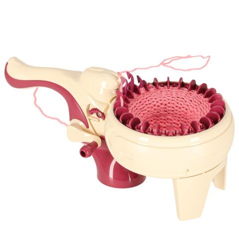 Maszyna dziewiarska zestaw do szycia robienia na drutach 5 kolorów włóczek