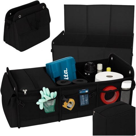 Organizer do bagażnika kufer do samochodu z chłodzeniem i XXL 37x75x32cm