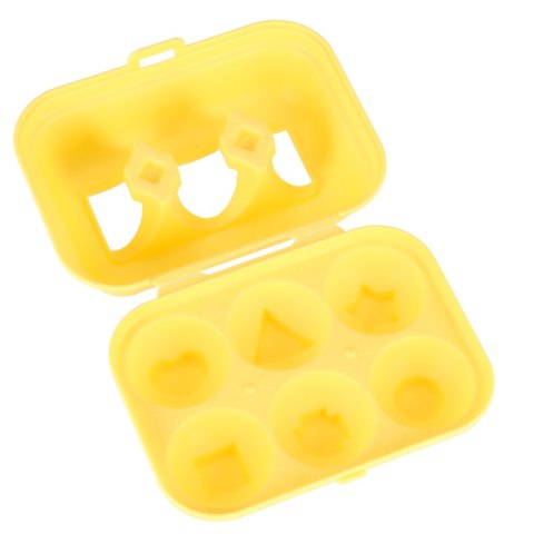 Układanka edukacyjna sorter dopasuj kształty jajka montessori zwierzątka 6 szt