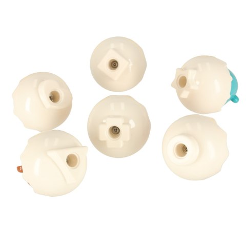 Układanka edukacyjna sorter dopasuj kształty jajka montessori zwierzątka 6 szt