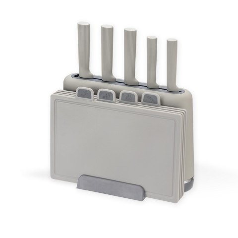 Zestaw noży i desek na podstawce MR-1412-GREY MAESTRO