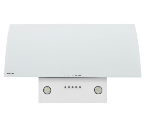 Okap kominowy AKPO WK-4 Clarus 60 Biały (600mm; front gięte białe szkło)