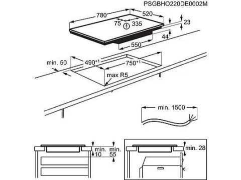 Płyta indukcyjna ELECTROLUX EIV83443CT SaphirMatt