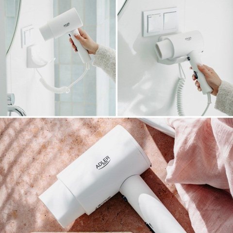 Suszarka do włosów hotelowa ADLER AD 2285w biała