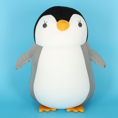 Poduszka podróżna 2w1 rogal pod kark do samochodu samolotu maskotka pingwin