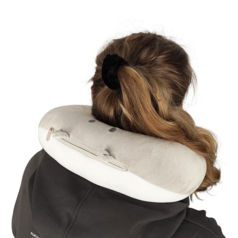 Poduszka podróżna 2w1 rogal pod kark do samolotu samochodu maskotka miś