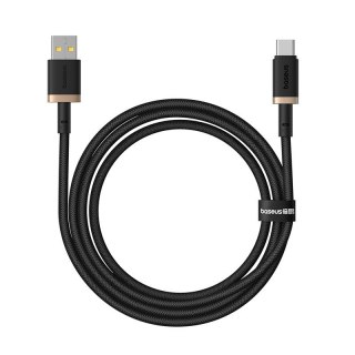 Kabel Baseus Dura USB-Typ C 60W 1m (czarno-złoty)