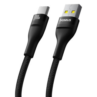 Kabel Baseus Flash 2 USB-USB C 100W 1m (czarny)