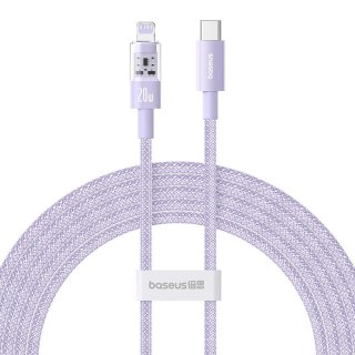 Kabel Baseus Gem USB C-IP 20W 2m (fioletowy)