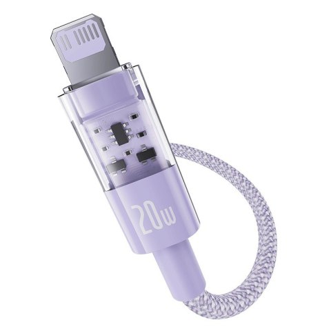 Kabel Baseus Gem USB C-IP 20W 2m (fioletowy)