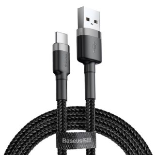 BASEUS KABEL USB DO USB-C CAFULE 3A 1M SZARO-CZARN