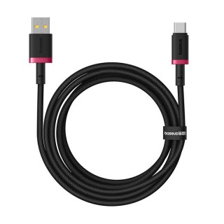 Kabel Baseus Dura USB-Typ C 60W 2m (czerwono-czarny)