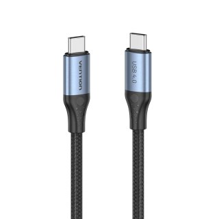 Kabel USB-C do USB-C Vention USB 4.0 5A 40Gbps w oplocie 1m