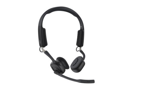 Słuchawki nauszne bezprzewodowe Shokz OpenMeet, czarne