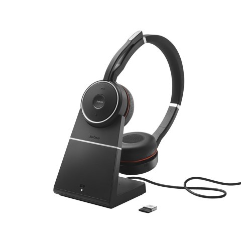 Słuchawki nauszne Jabra Evolve 75 MS Stereo + stand