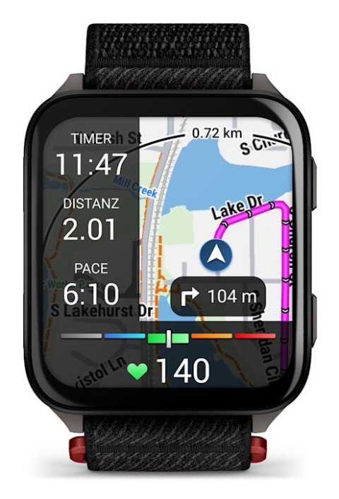 Zegarek sportowy Garmin Venu X1 AMOLED, czarny