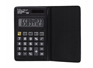 Vector Kalkulator kieszonkowy DK-055, czarny