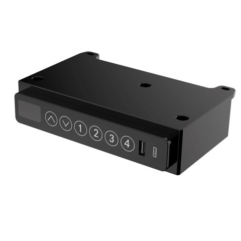 Activejet Biurko z elektryczną regulacją wysokości ET119W-C czarne. Wymiar blatu 140 x 70 cm.