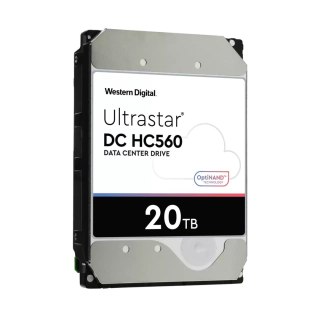 Dysk serwerowy HDD Western Digital Ultrastar DC HC560 WUH722020BLE6L4 (20 TB; 3.5"; SATA)