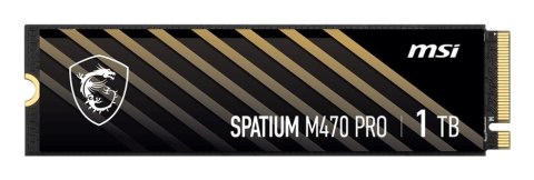 Dysk SSD MSI SPATIUM M470 Pro 1TB PCIe 4.0 NVMe M.2 2280