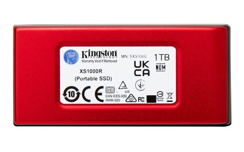 KINGSTON DYSK SSD 1000G PORTABLE XS1000R RED