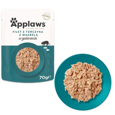 Applaws Cat Pouch Jelly Tuna Fillet w Mackerel 70g