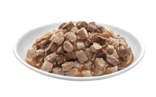 PREVITAL - Z wołowiną i wątróbką w sosie - Pełnoporcjowa karma dla dorosłych kotów - 0.415g