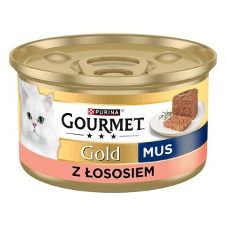 PURINA GOURMET GOLD Mus z łososiem 85g