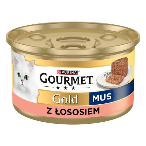 PURINA GOURMET GOLD Mus z łososiem 85g