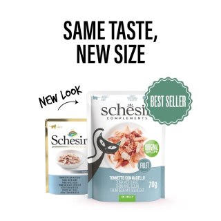 SCHESIR Adult Tuńczyk z morszczukiem 70g