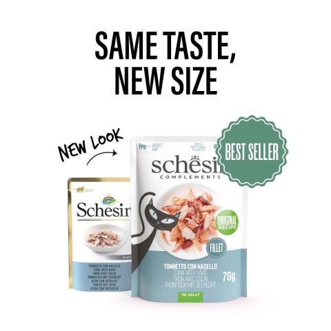 SCHESIR Adult Tuńczyk z morszczukiem 70g
