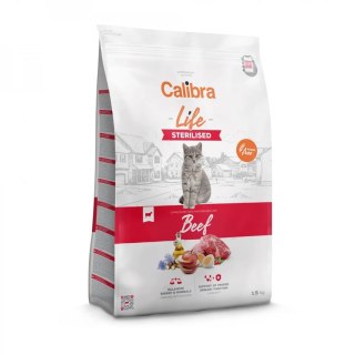 CALIBRA CAT life sterilised beef 1,5kg
