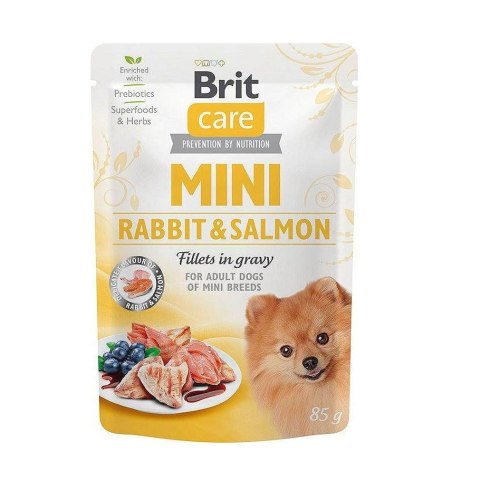 Brit Care Mini Pouch Rabbit&Salmon 85g