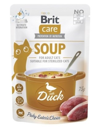 Brit Care Soup with duck 75g cat