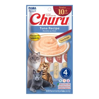 INABA CAT CHURU SENIOR TUNA przysmak dla kota 4x14g (56g)
