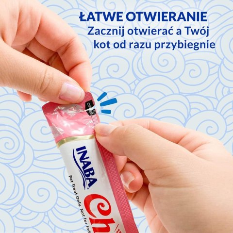 INABA CHURU Varietes Tuńczyk Owoce m- kot 40x14 g