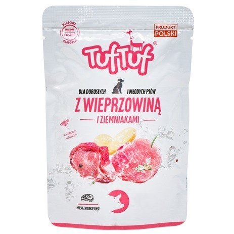 Tuf Tuf Saszetka mielonka z wieprzowiną dla psa 300g