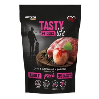 BIOFEED Tasty dog life wieprzowina 90% saszetka 500g